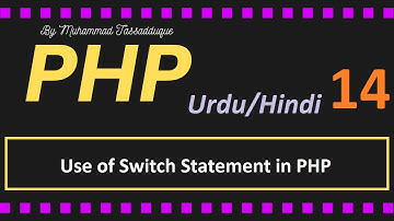 Switch Statement in PHP | PHP Tutorial for beginners in Hindi / Urdu