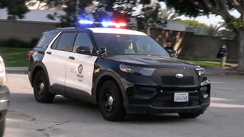 LAPD Rampart Responding Code 3 | 211 Suspect.