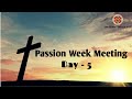 Passion week meetings 2024  day 5  cni gujarat diocese d17