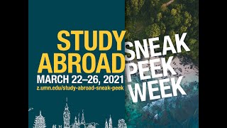 Study Abroad Panel | Study Abroad Sneak Peek Week 2021