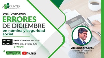 GRATUITO - Errores de diciembre en nómina y seguridad social