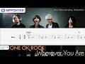 【Bass TAB】〚ONE OK ROCK〛Wherever You Are ベース tab譜