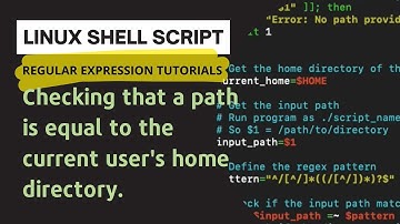 Bash Scripting: Matching directory paths with regex and comparing with current user