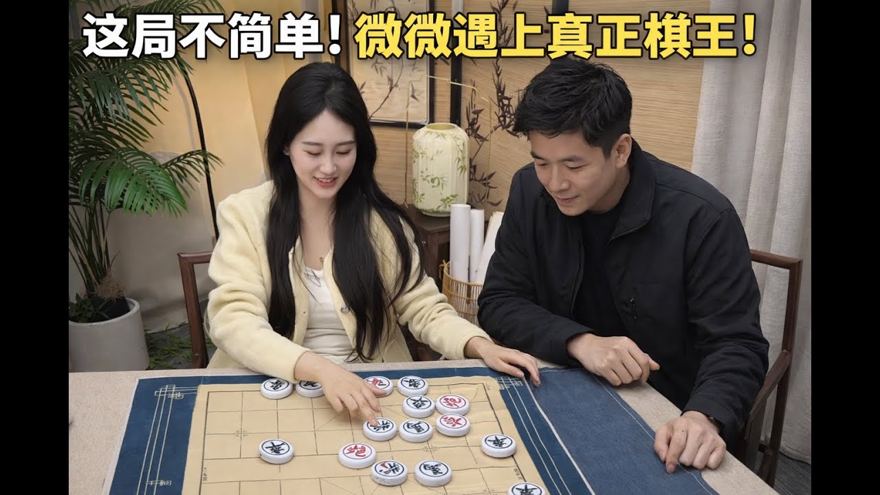 这局不简单！微微遇上真正棋王！