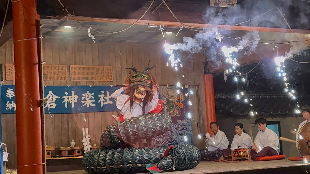 八幡石垣神社-2026.1/1-岡倉神楽社/大蛇退治