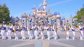 Disneyland Band Performs in front of Sleeping Beauty Castle 2024 with Princess Belle - FULL SHOW!