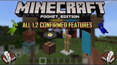 ✔️MCPE 1.2 Features Gameplay (The Better Together Update) (Minecraft PE) ✔️