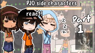 PJO side characters react! || Malconner + Solangelo, etc|| PUT ON 1.5X SPEED‼️|||🌀cringeee lmao