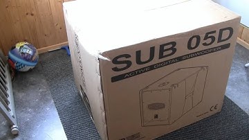 dB technologies sub 05D & Ev ZLX 12p unboxing