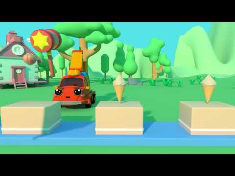 【中英雙語】工程車成長日記 08丨水果冰淇淋，認識水果丨Baby's Daily English Learning