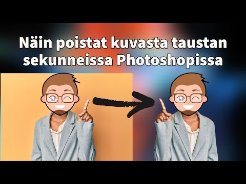 Video: Kuvan erottaminen taustasta (Photoshop): 9 vaihetta