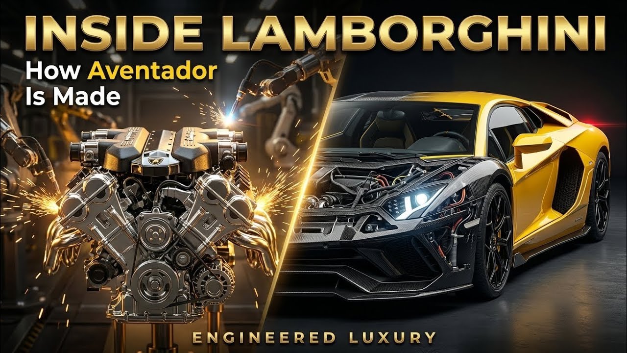 Inside Lamborghini's Mega Factory: The Future of Italian Supercars