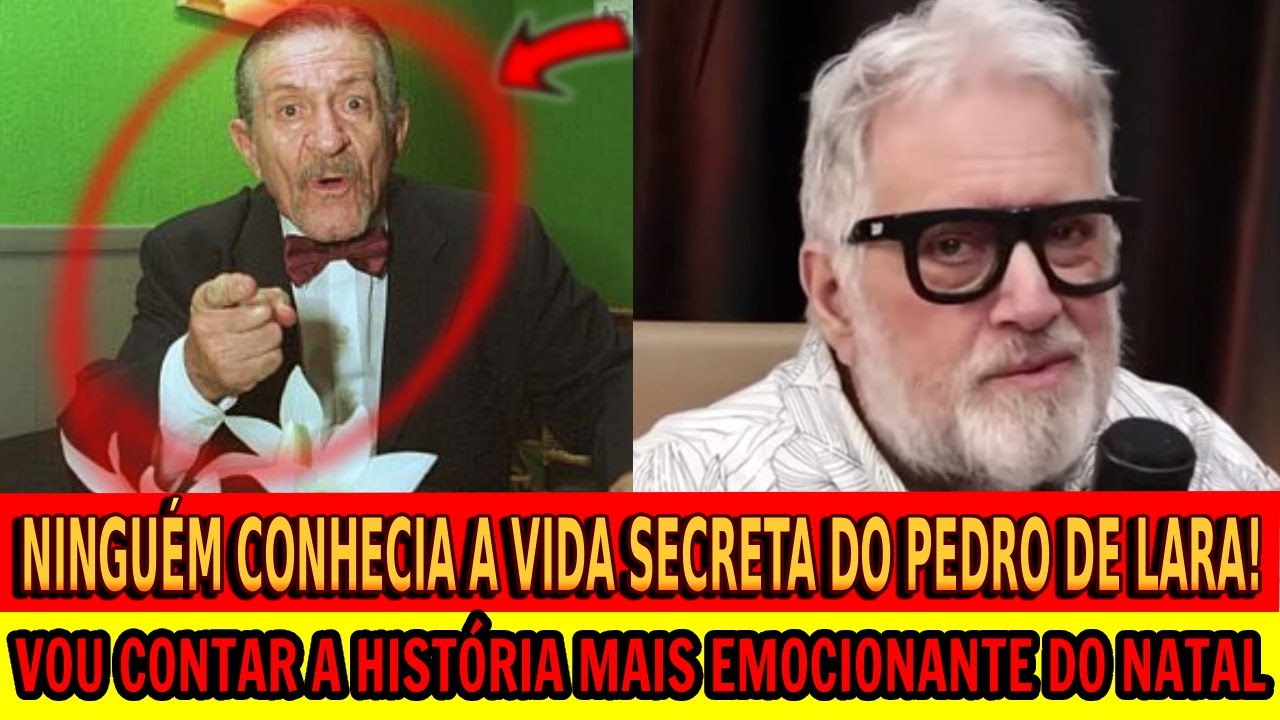 A história MAIS EMOCIONANTE do NATAL com Pedro de Lara! Leão Lobo