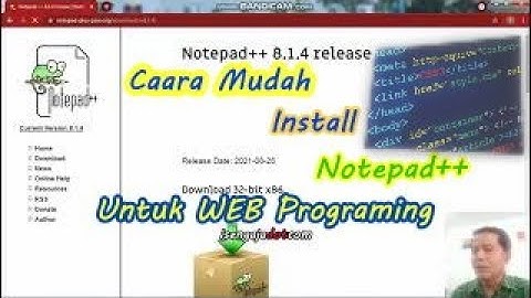 Cara Install Notepad++ di Windows #pemrograman