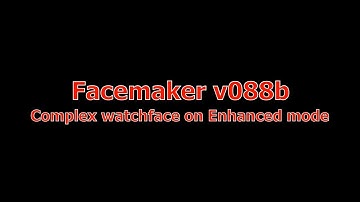 Complex watchface on Enhanced Mode