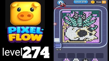 Pixel Flow level 274 Walkthrough Solution