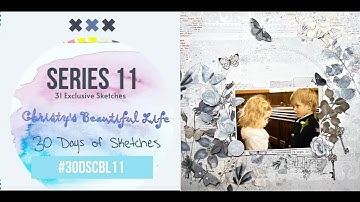 Scrapbook Process Video #215 #30dscbl11  - Day 30 - 49 & Market Serenity