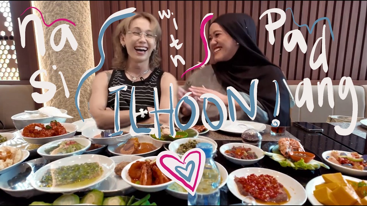 Eating Nasi Padang with ILHOON!!