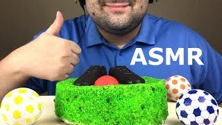 ASMR CAKE for the World Cup 2018 (Soft and Crunchy Eating Sounds) NO TALKING screenshot 2