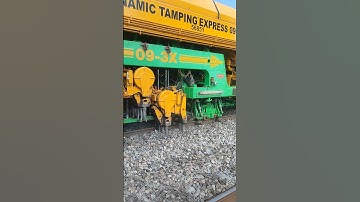 Railway Work 09-3X Tamping Machine on Work #railwaywork #indianrailways #northernrailway