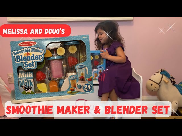 Melissa & Doug Blender Set, Smoothie Maker