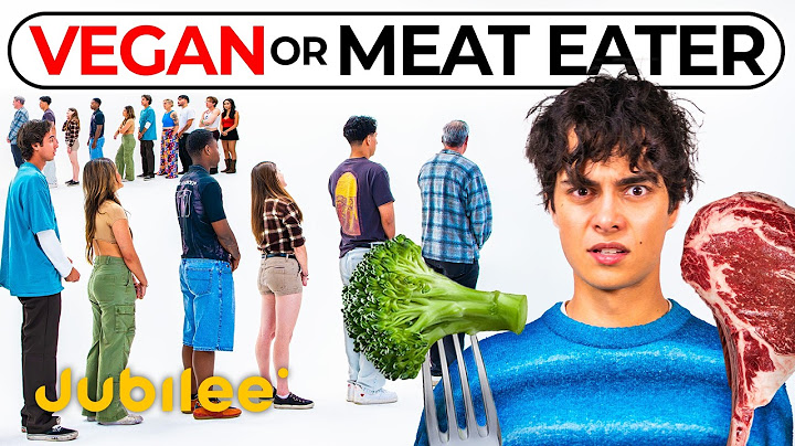 Vegan or Meat Eater? Test Your Radar (ft. benoftheweek)