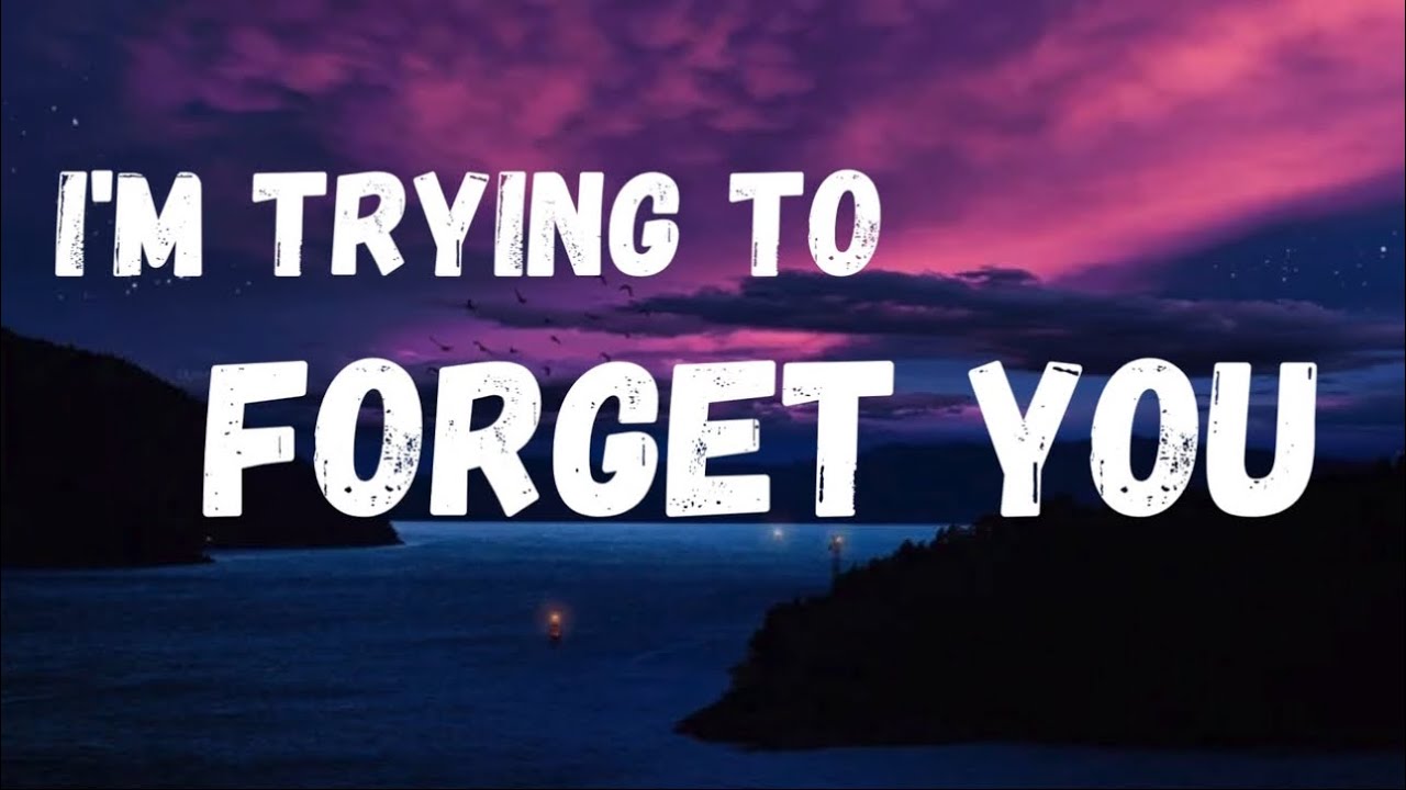 I’m trying to forget you (Lyrics song) | Enjoyment your feeling and try to forget | You will crying