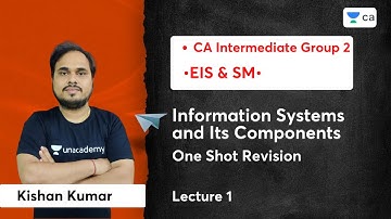 L1 | One Shot Revision | Information Systems and Its Components | CA Intermediate EIS | Kishan Kumar
