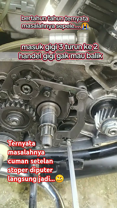 handel gigi RX king diturunin masuk ke gigi 2 tidak balik/nyantol....!!!! #rxking