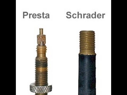 presta tube in schrader rim