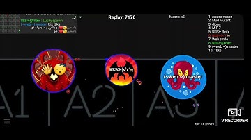 No lie❌️  Blob.io macro mode fire moments!!🔥