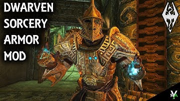 DWARVEN SORCERY ARMOR: Amazing Armor Mod- Xbox Modded Skyrim Mod Showcase