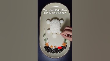Tạo Hình Con Rùa Bằng Cơm Đơn Giản | How To Make A Turtle With Rice #shorts #taohinhdongian #turtle
