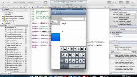 Building a Chat App for iOS from Scratch : Demo of group chat room