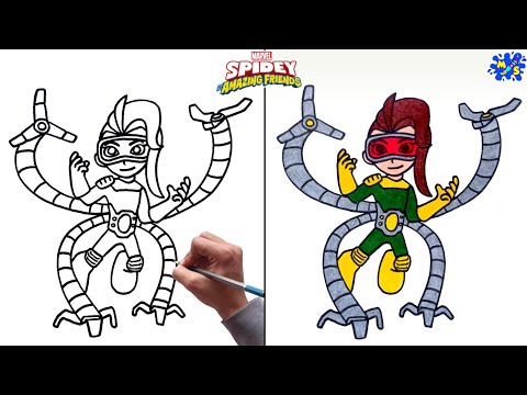 How To Draw Doctor Octopus  Step By Step Tutorial 