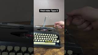 How to use all functions on a 1968 Adler Tippa S vintage portable