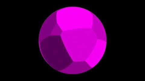 Hypersphere. Rotation in four-dimensional space. 4D. Fourth dimension. Hyperspace.