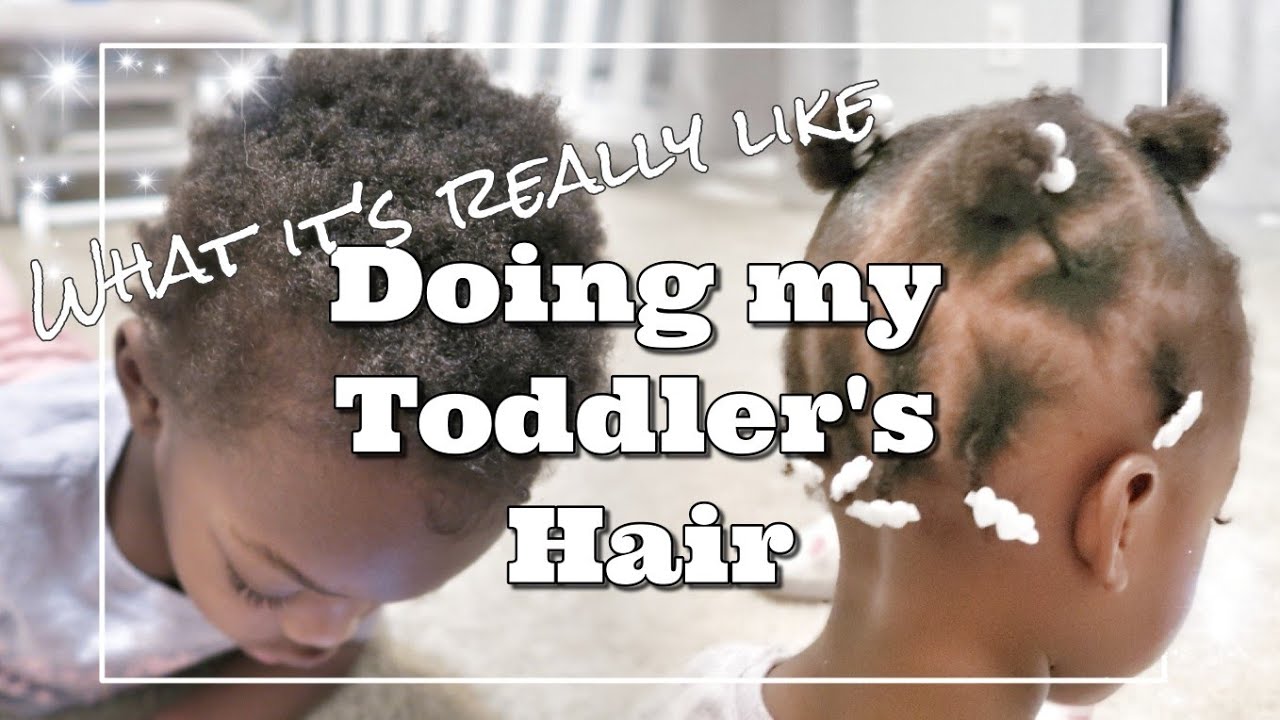 Doing my Toddler's Hair YouTube