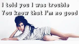 Amy Winehouse - You Know That I'm No Good (Lyrics)