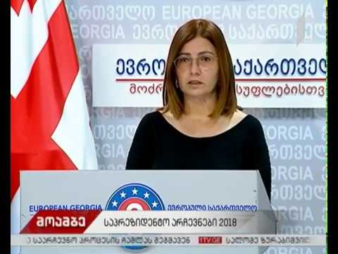 ირმა ნადირაშვილის ბრიფინგი