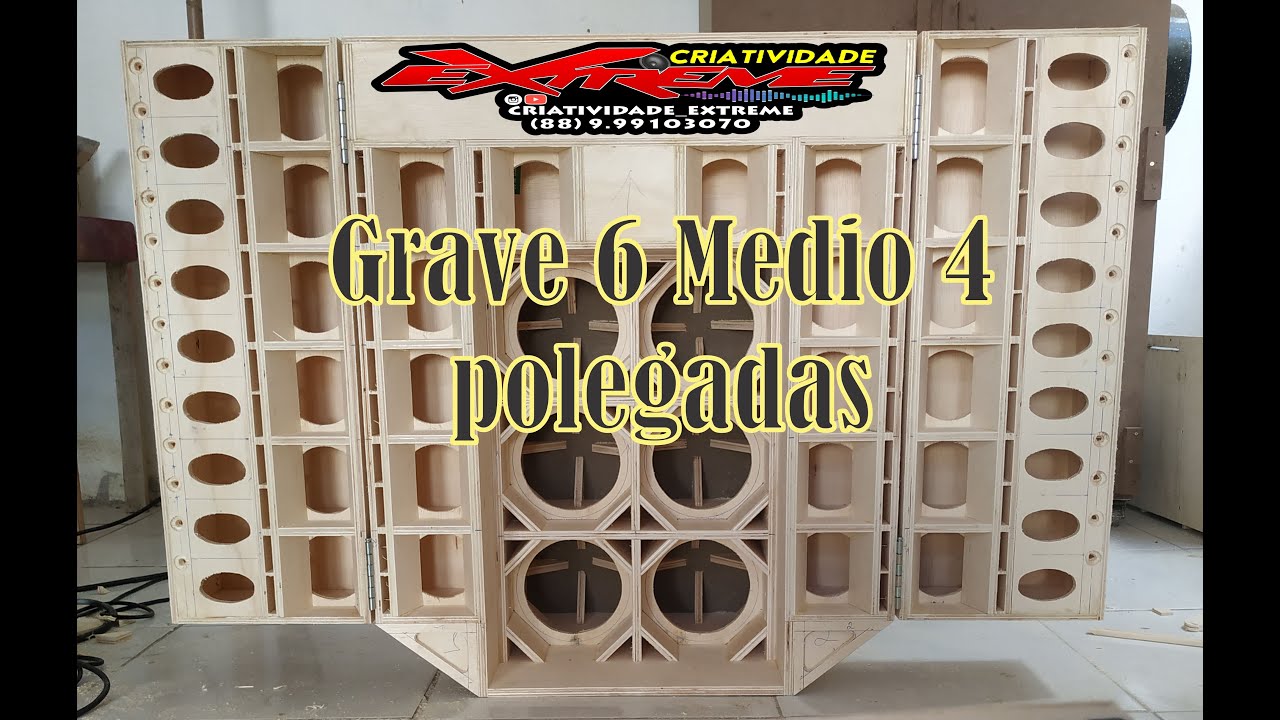 instalação e teste dos 6 GRAVES do meu mini paredão 