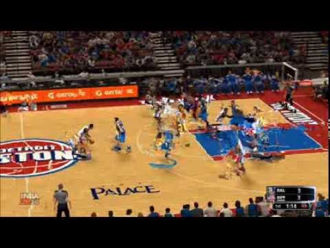 NBA 2K14 Dallas Mavericks Vs Detroit Pistons Gameplay HD