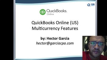 QuickBooks Online 2016 Tutorial: Multi-currency in QBO (US version)
