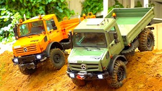 ALL NEW RC SCALEART UNIMOG PROTOTYPE - TEST// ROUGH TERRAIN FOR Unimog U5000// CONSTRUCTION WORLD