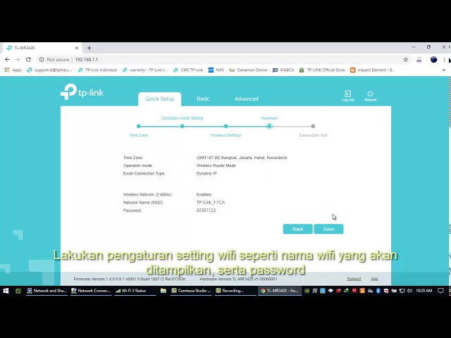 How To Set Tl Mr3420 V5 Wireless Router Mode Youtube