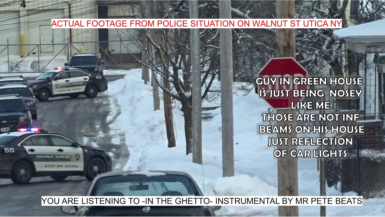 Police Standoff Utica NY, background music by Mr Pete Beats YouTube