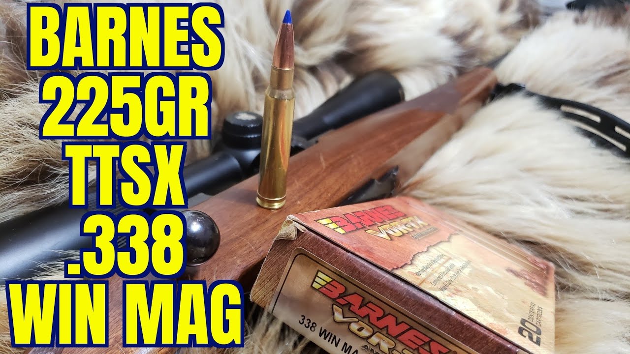338 Win Mag Barnes 225gr Ttsx Ruger M77 Review Youtube