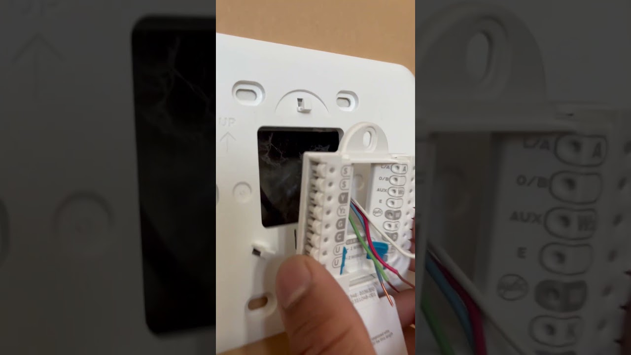 Install honeywell thermostat 