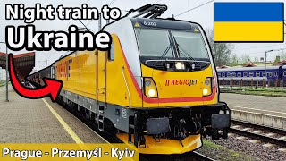 Taking a night train towards UKRAINE in 2023 | RegioJet to Przemyśl onwards with Ukrainian Railways