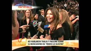 Thalia - Entrevista Alfombra Roja -  Escandalo TV - Premios Lo Nuestro 2010